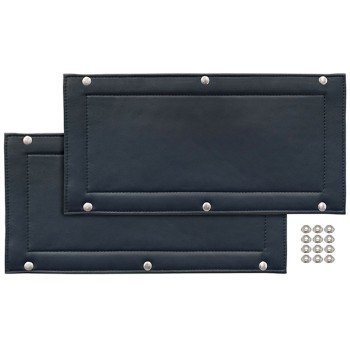 Black Vinyl Transport Sign Covers . 250mm x 510mm (Set Of 2)